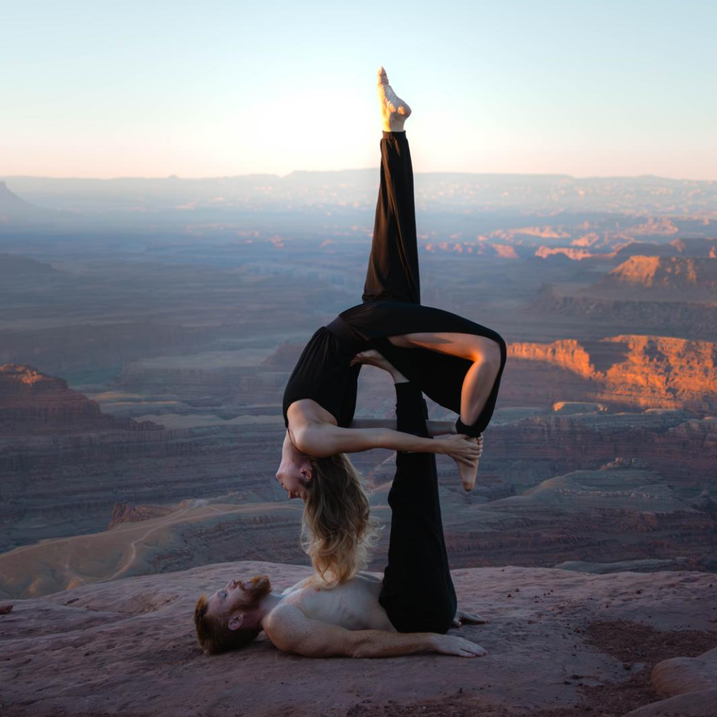 The Connection Academy AcroYoga photoshoot adventure event