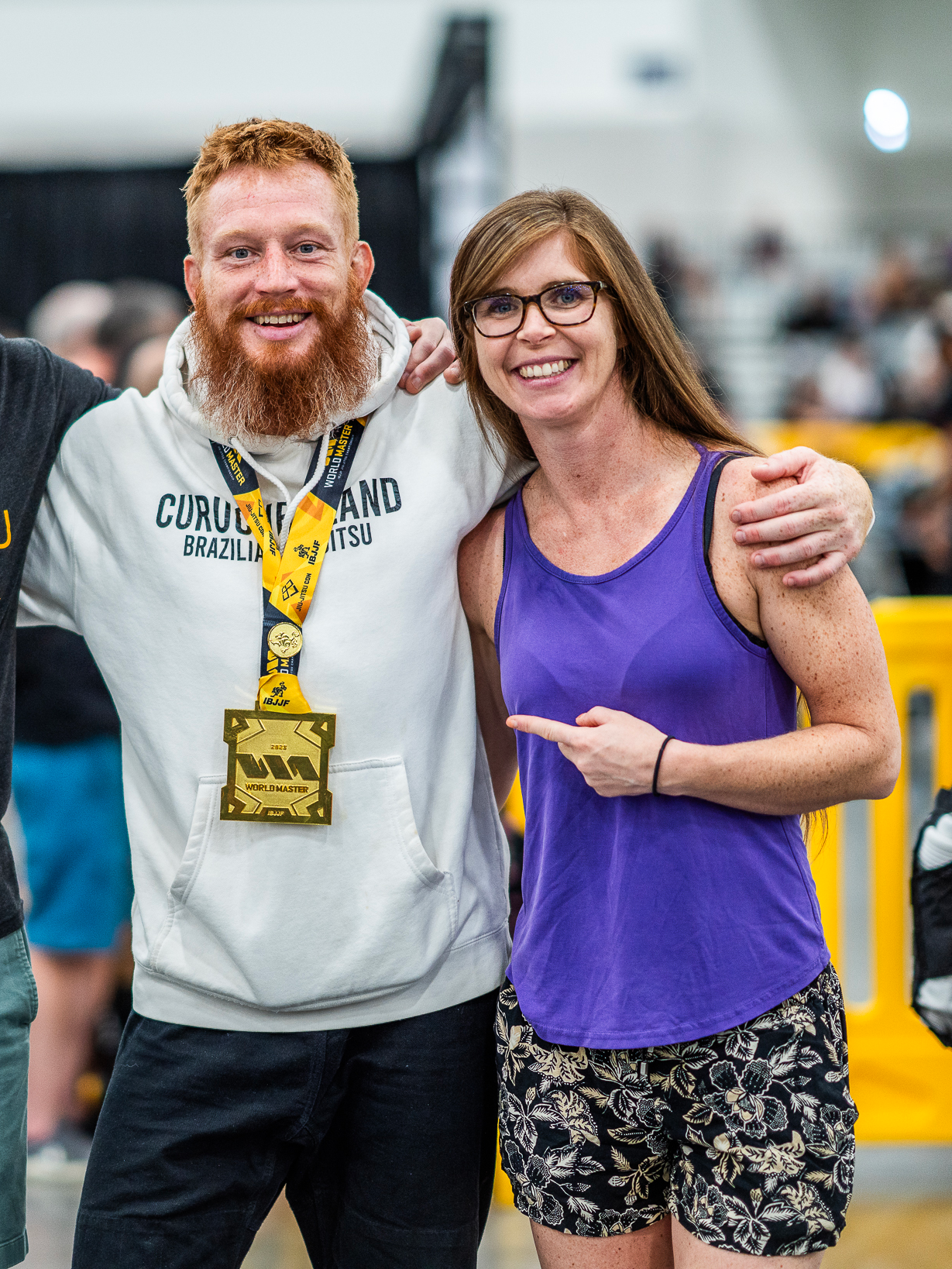 Colby and Hannah world mastsers gold medal
